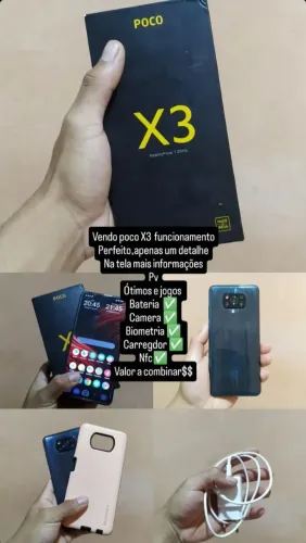 Vendo celular poco x3 nfc 128