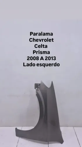 Paralama Chevrolet Celta Prisma 2008 2009 2010 2011 2012 2013 Lado Esquerdo