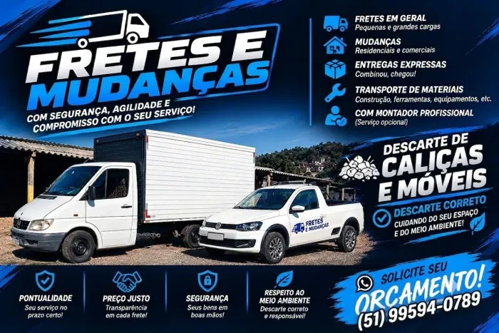Fretes e mudanças Porto Alegre 