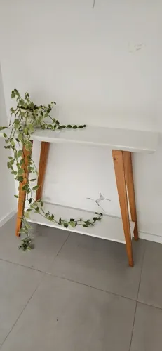 Aparador de sala branco 90x70x30