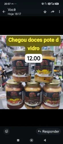 Doce no pote de vidro 680 g