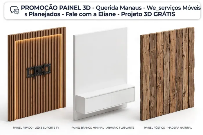 Painel de TV, Painel de parede, divisórias em MDF