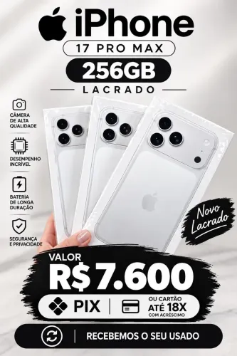 IPHONE 17 PRO MAX 256 LACRADO 7600$