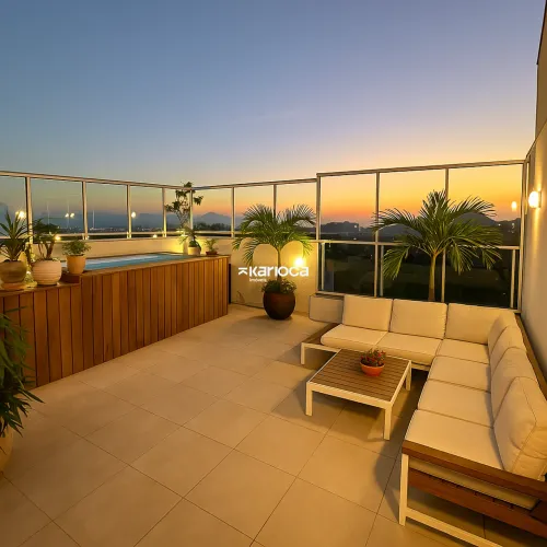 Apartamento 4 quartos com piscina privativa no Centro Metropolitano