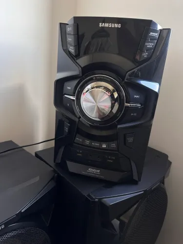     Som Samsung Giga Sound Blast MX-HS6500 2000W RMS - Muito Conservado 