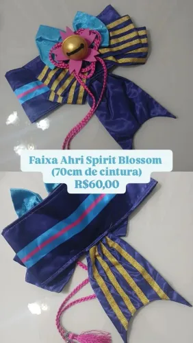Faixa Cosplay Ahri Spirit Blosson