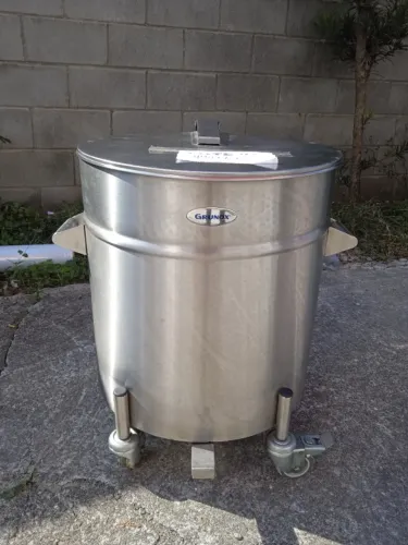 Carro para Detritos em Aço Inox