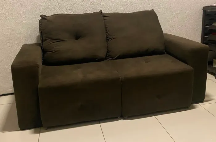 Sofá dois lugares retrátil