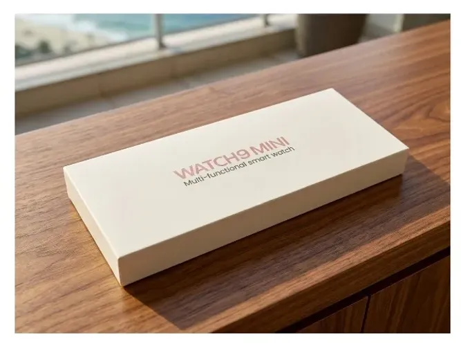 SMARTWATCH WATCH9 MINI GOLD STARLIGHT - NOVO NA CAIXA (App RDFit)
