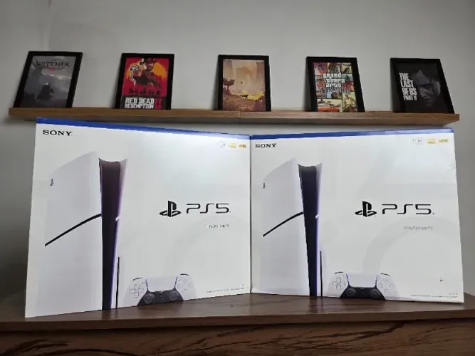 PS5 SLIM COM LEITOR DE DISCO [LACRADO+NF+GARANTIA