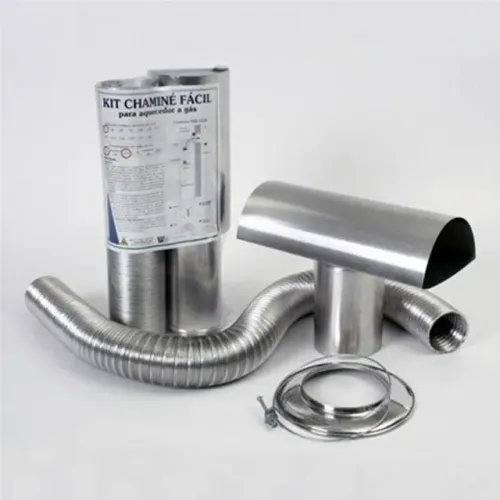 Kit Chaminé Fácil aquecedor a gás 90x370mm novo