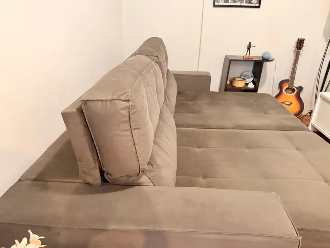 Sofá Retrátil Semi Novo - Perfeito