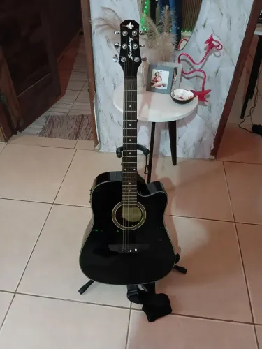 Violao strinberg cordas de aço e afinador