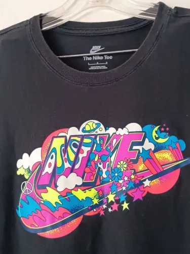 Camiseta Masculina Nike Tee Black Light Future Original.