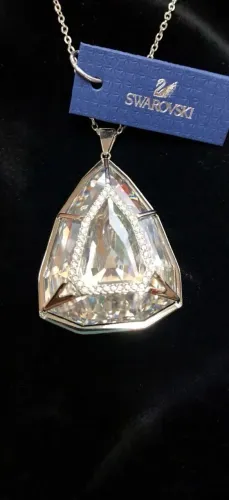 Colar Swarovski Large Triangular Cristal