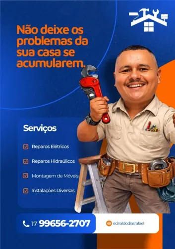 Montador de móveis,reparos elétricos e hidráulico...