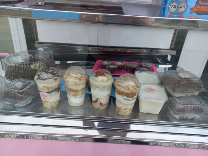 Carrinho gourmet Rosa