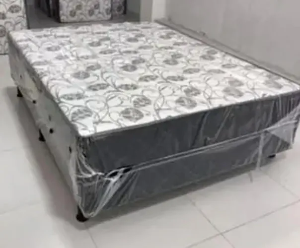 Cama box casal bem macia e confortável D33 . Entrega grátis