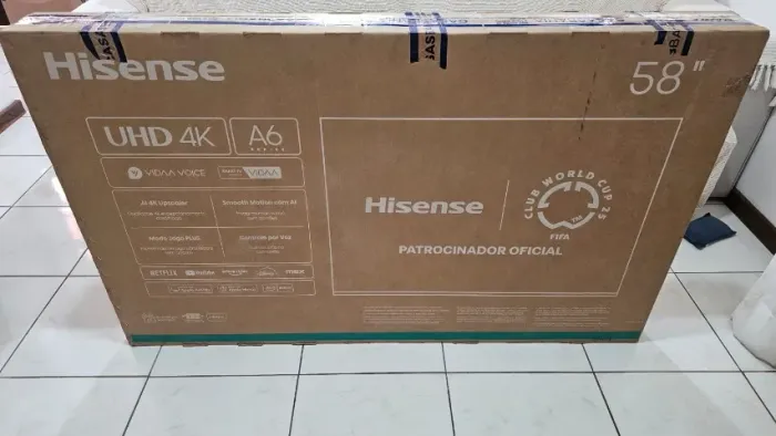 Smart TV 58? Hisense 58A6NV DLED 4K Nova