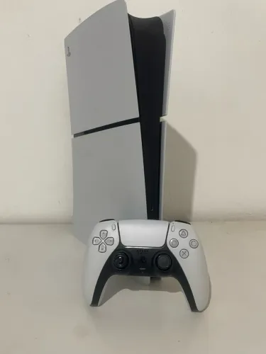 PS5 SLIM 1TB LACRADO E DUAL SENSE BRANCOS ORIGINAL