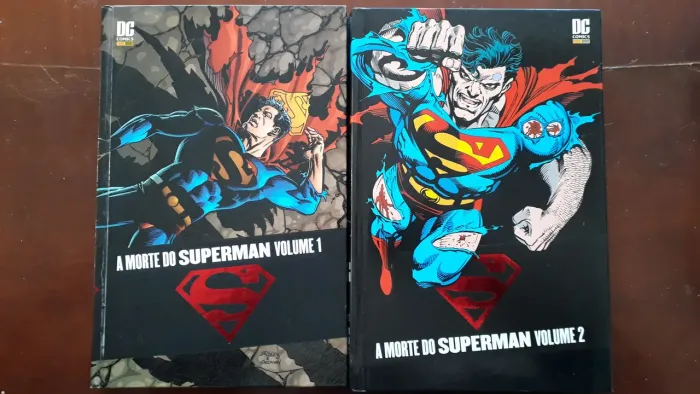 Livros ilustrados a morte do super homem raríssimos ZERO absolutamente novos.