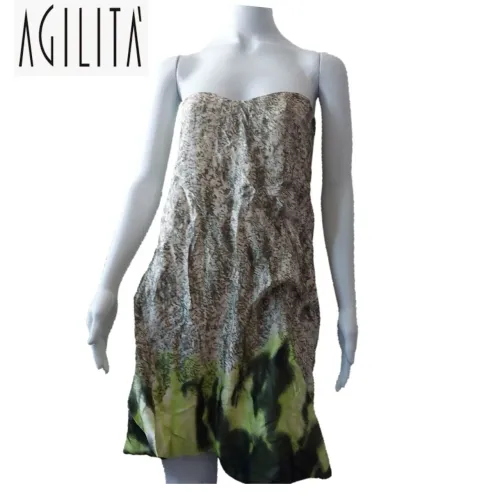 AGILITÀ vestido de seda