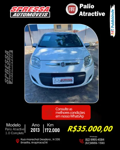 Fiat Palio Attractive 1.0 EVO Fire Flex 8V 5P 2013