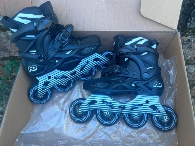 Patins Roller Hondar Série X tamanho 37 + kit de proteção ARS