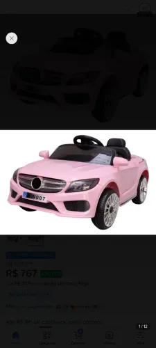 Mini carro elétrico infantil