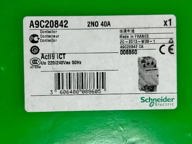 Contator Modular 2 Polos 2NA 40A 220V A9C20842 Schneider LACRADO