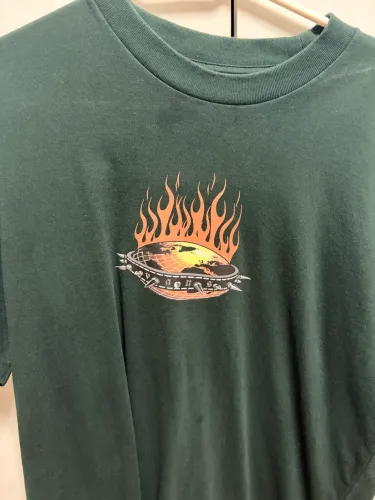 Camiseta Vans verde escura 