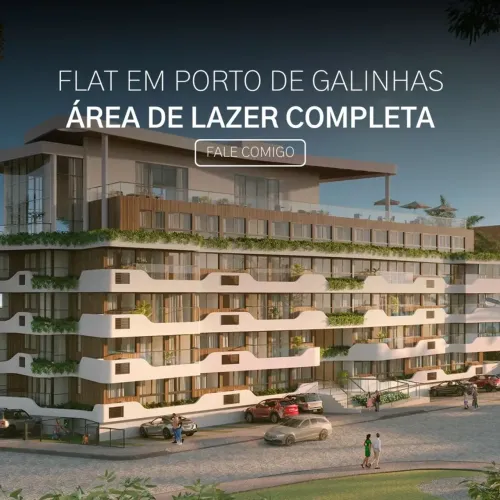 Flat em Porto de Galinhas próximo ao centrinho | lazer completo | alta rentabilidade