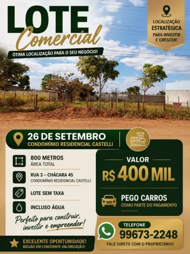Lote comercial 26 de setembro