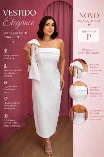Vestido branco Novo 