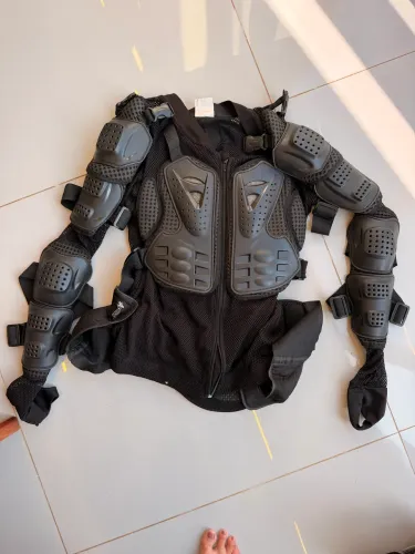 Colete armadura de proteção integral para motocross