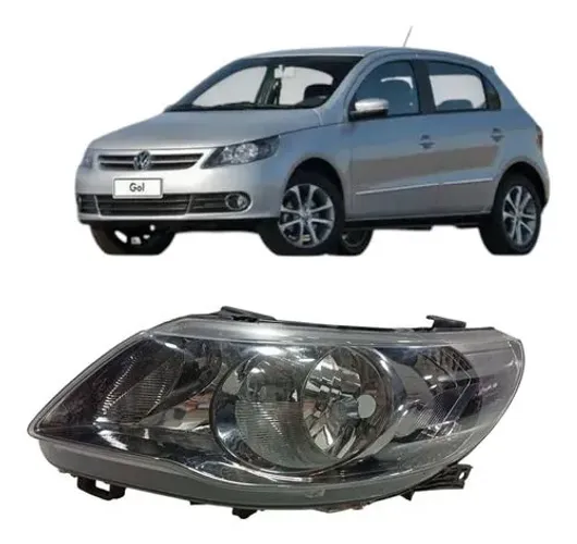 Farol Gol Voyage Saveiro G5 Fumê Foco Duplo Lado Esquerdo 