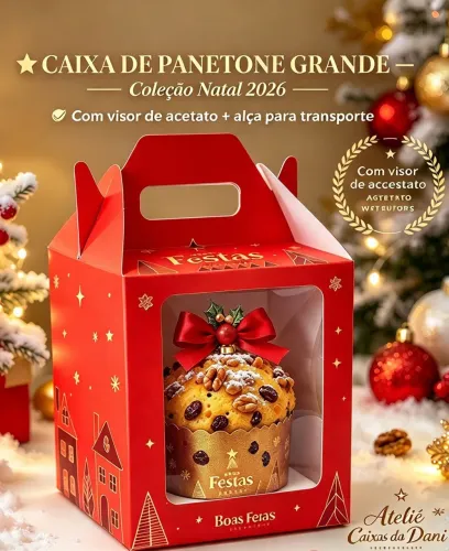 Caixa de panetone 500 gramas