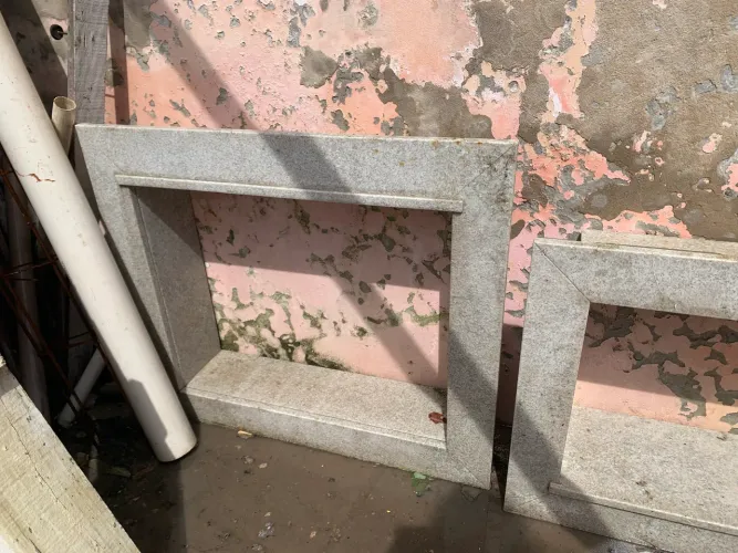 Abertura de churrasqueira em Granito