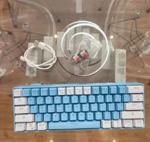 Teclado mecânico 60% MUCAI switch Red