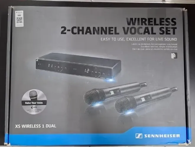 Microfone de mão duplo Sennheiser Vocal Set XSW 1-835 Dual Usados