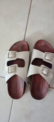 Sandália Feminina Moleca Papete Flatform