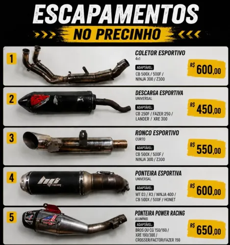 ESCAPAMENTO ESPORTIVO