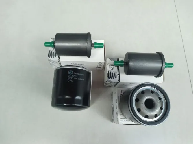 Kit revisão filtros de óleo e combustível Vw Polo