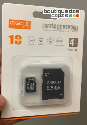 CARTAO DE MEMORIA CLASS 10 4GB A GOLD - Melhor custo benifecio!