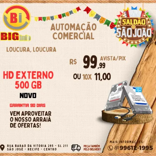 Hd Externo 500gb Portátil Usb 3.0 Para Notebook Ps4 Ps5 Xbox One E Series Ideal Para Games
