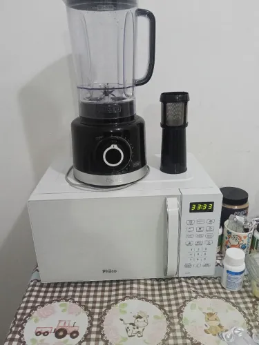 Microondas 18 litros mais liquidificador
