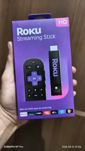 Vende novo lacrado Roku Streaming Stick HD 2025