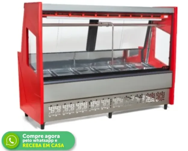 Balcão de Açougue 2M Vermelho Polar