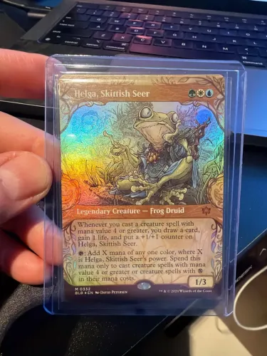 Helga, Skittish Seer (Showcase Woodland) Foil