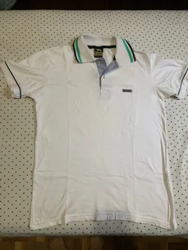 Camisa polo branca